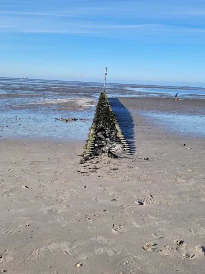 Strandkajuete Hooksiel Schillig Extérieur photo