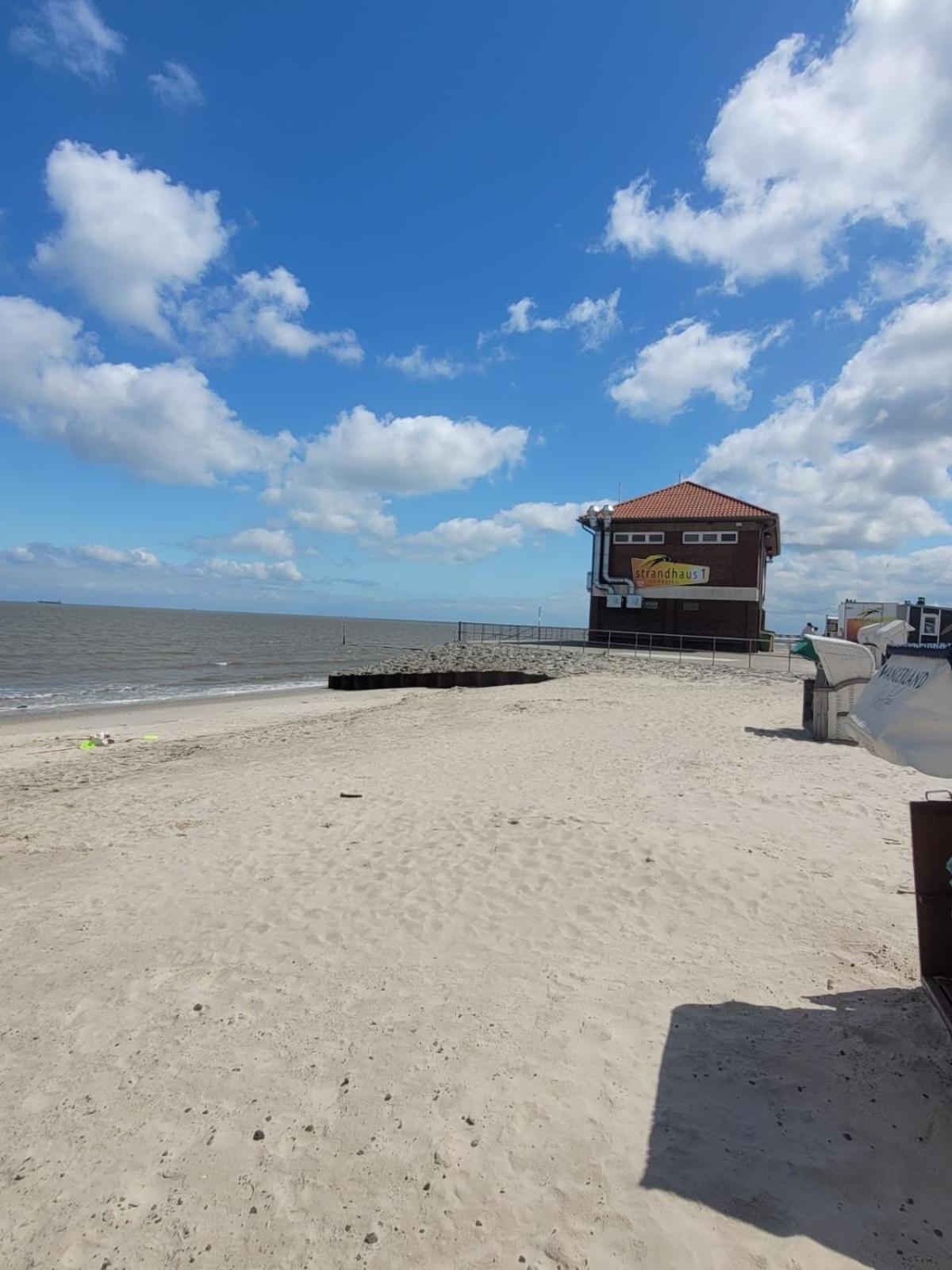 Strandkajuete Hooksiel Schillig Extérieur photo