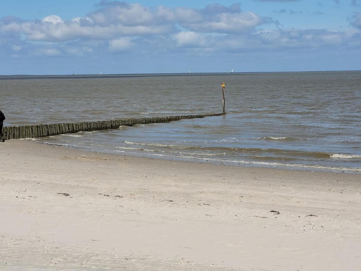 Strandkajuete Hooksiel Schillig Extérieur photo