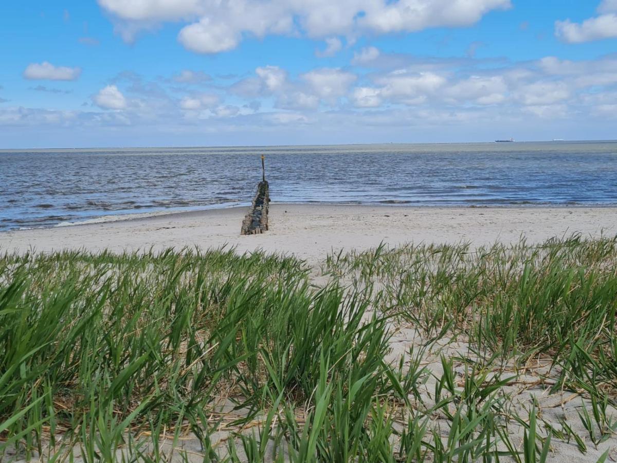 Strandkajuete Hooksiel Schillig Extérieur photo